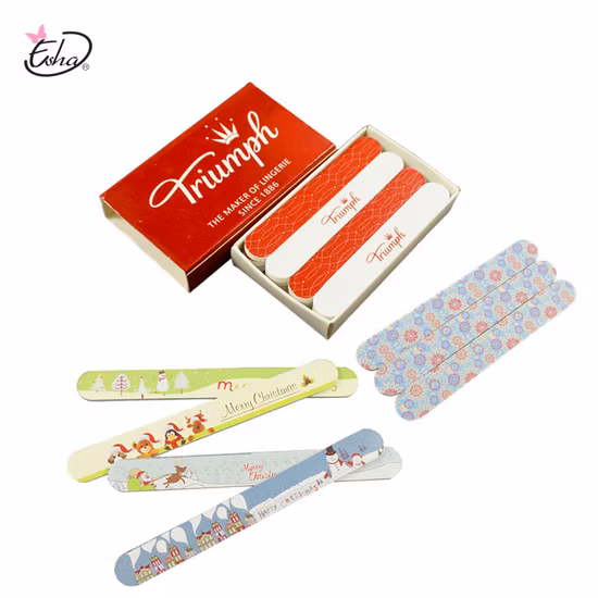Ferramentas de manicure de vários estilos personalizados, arquivo de esmalte e buffer para salão de beleza
