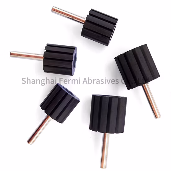Bandas de lixa de tambor de borracha para lixamento abrasivo adequadas para luvas abrasivas